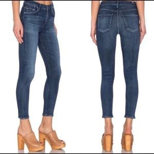 Citizens Of Humanity High Rise Jeans - Dark Blue